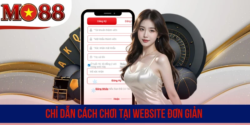 Chỉ dẫn cách chơi tại website đơn giản